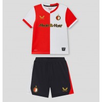 Dětský fotbalový dres Feyenoord 2025-26 Domácí Krátký Rukáv (+ trenýrky)